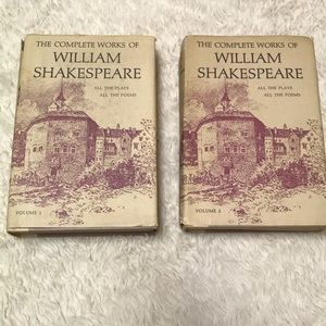 Vintage hardcover set- entire works of Shakespeare